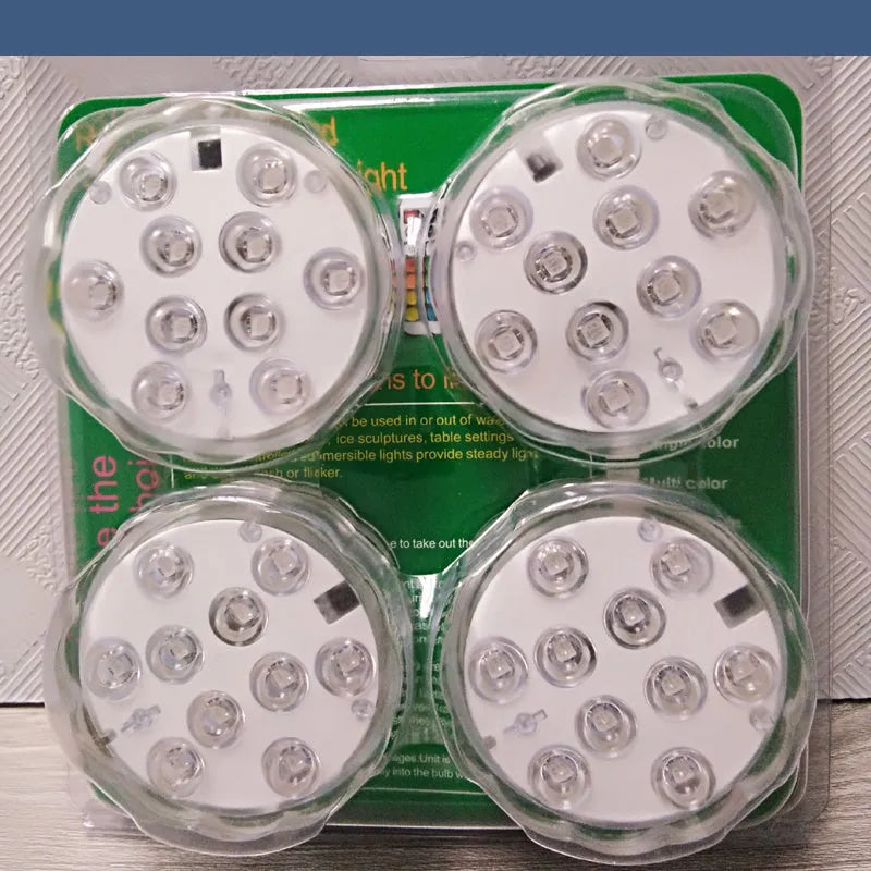 Circular waterproof decorative LED light with remote control for indoor and outdoor lighting