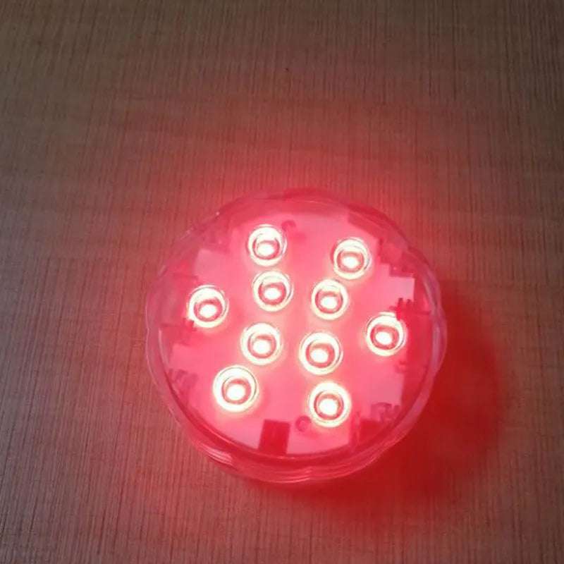 Circular waterproof decorative LED light with remote control for indoor and outdoor lighting