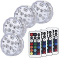 Circular waterproof decorative LED light with remote control for indoor and outdoor lighting