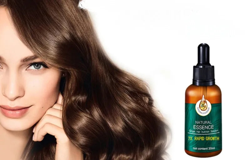 30ml hair growth essential oil bottle for men and women with natural nutrients for follicle repair and thin hair