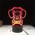 Gradient colour remote control LED table lamp with acrylic shade on black base