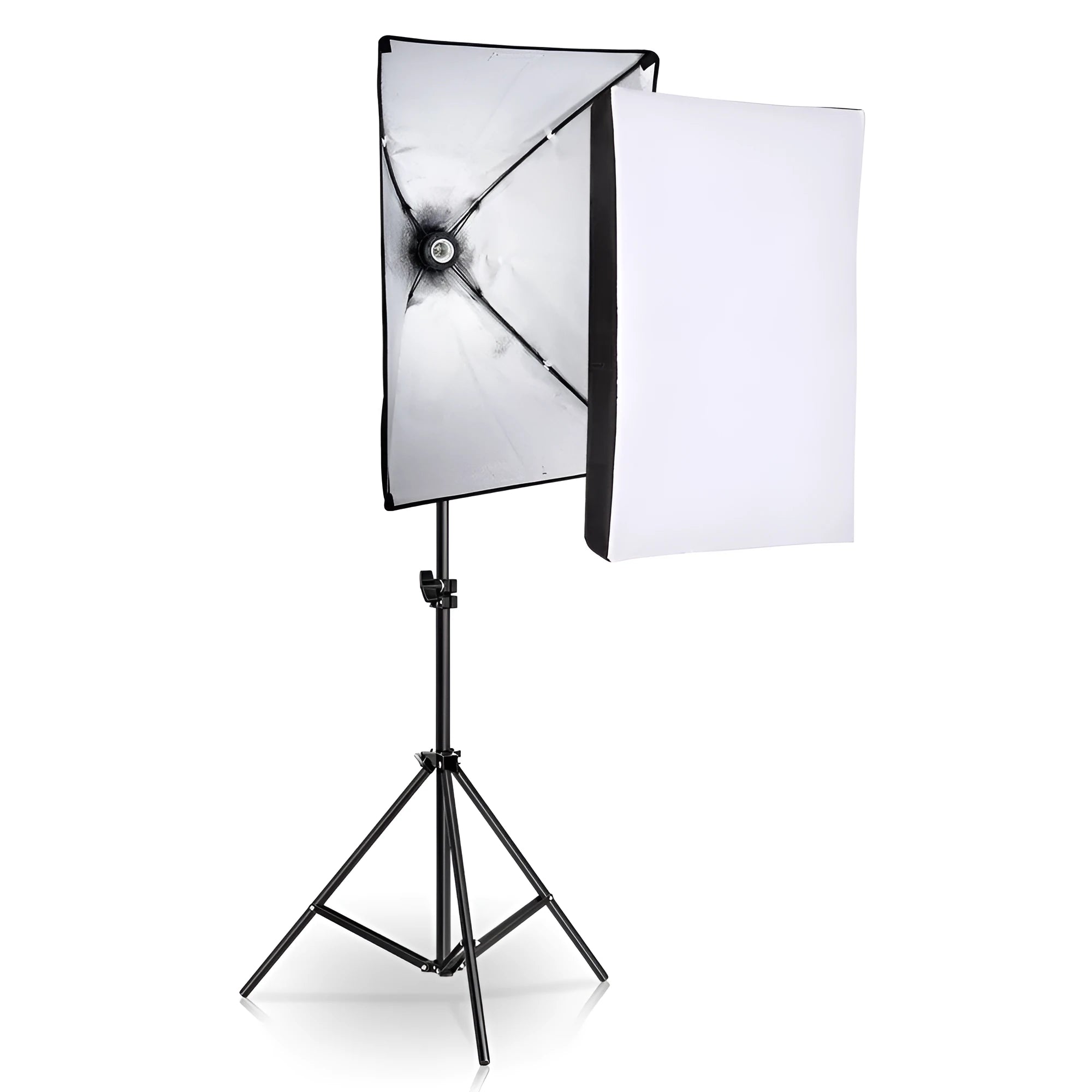 LIBEN photography lighting set with 2 metre stand and 50x70cm soft light cloth for iPhone portrait shooting
