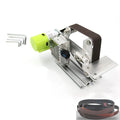 895 model fixed-angle desktop belt grinding and sharpening machine on a workbench.