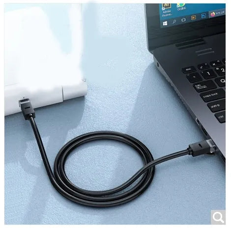 UGREEN green Ethernet network cable showing twisted pair construction in 1m and 2m lengths