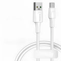 Baseus black and white Android fast charge micro USB cables in 1 metre and 2 metre lengths