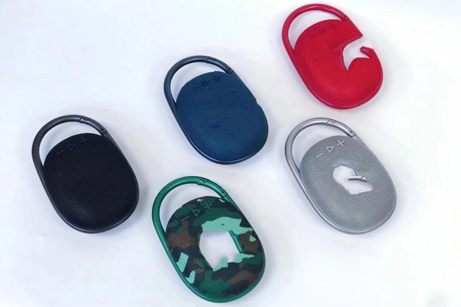 4th generation mini wireless Bluetooth speaker in one of six colours: black, blue, green, pink, red, or silver grey