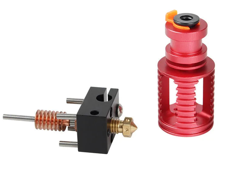 Upgraded Seal extruder with orange buckle and 0.4mm nozzle, Dragon Hotend ultra-precision extrusion head for 3D printer