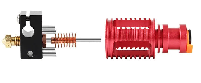 Upgraded Seal extruder with orange buckle and 0.4mm nozzle, Dragon Hotend ultra-precision extrusion head for 3D printer