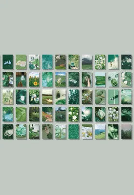 Japanese paper stickers in 4x6cm size with 50 different patterns for scrapbook collage decoration
