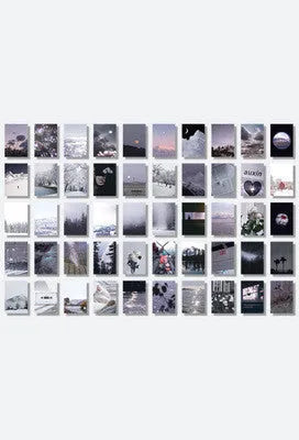 Japanese paper stickers in 4x6cm size with 50 different patterns for scrapbook collage decoration