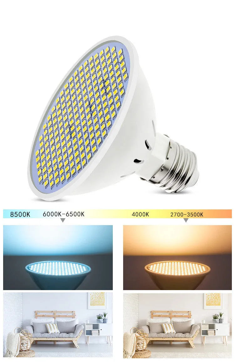 E27 screw base LED lamp cup bulb for household indoor lighting