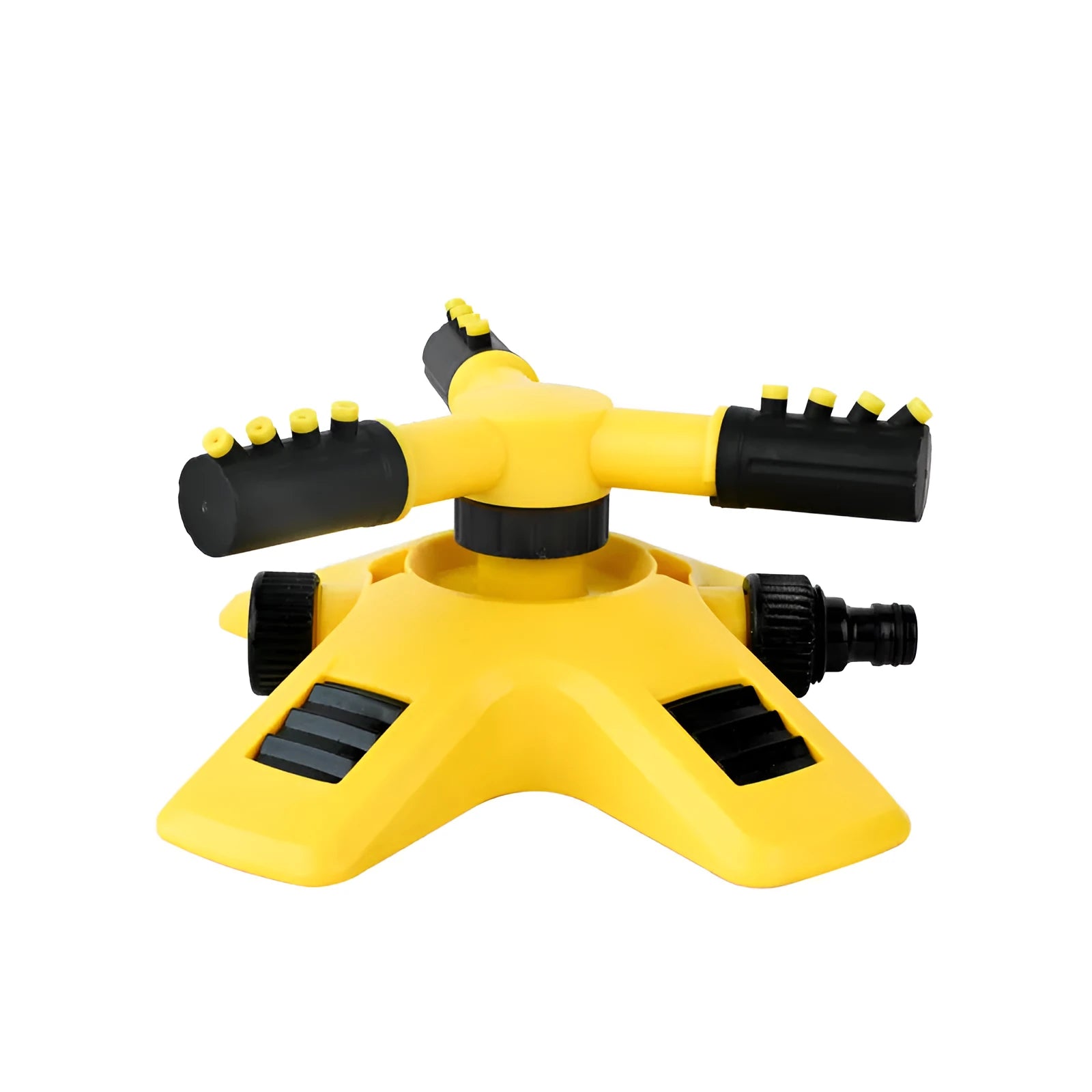 Tandem Rotary Sprinkler 360 degree automatic rotating head for garden lawn irrigation in photo colour