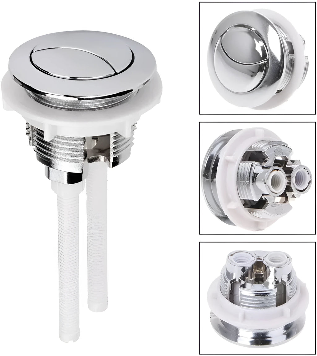 38mm round toilet flush button replacement part in ABS plastic