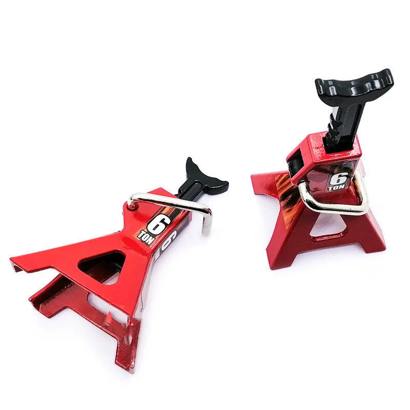 Zinc alloy 3T 6T simulation model car jack with 73-105mm adjustable height and 45x50mm base for RC crawler scene decoration