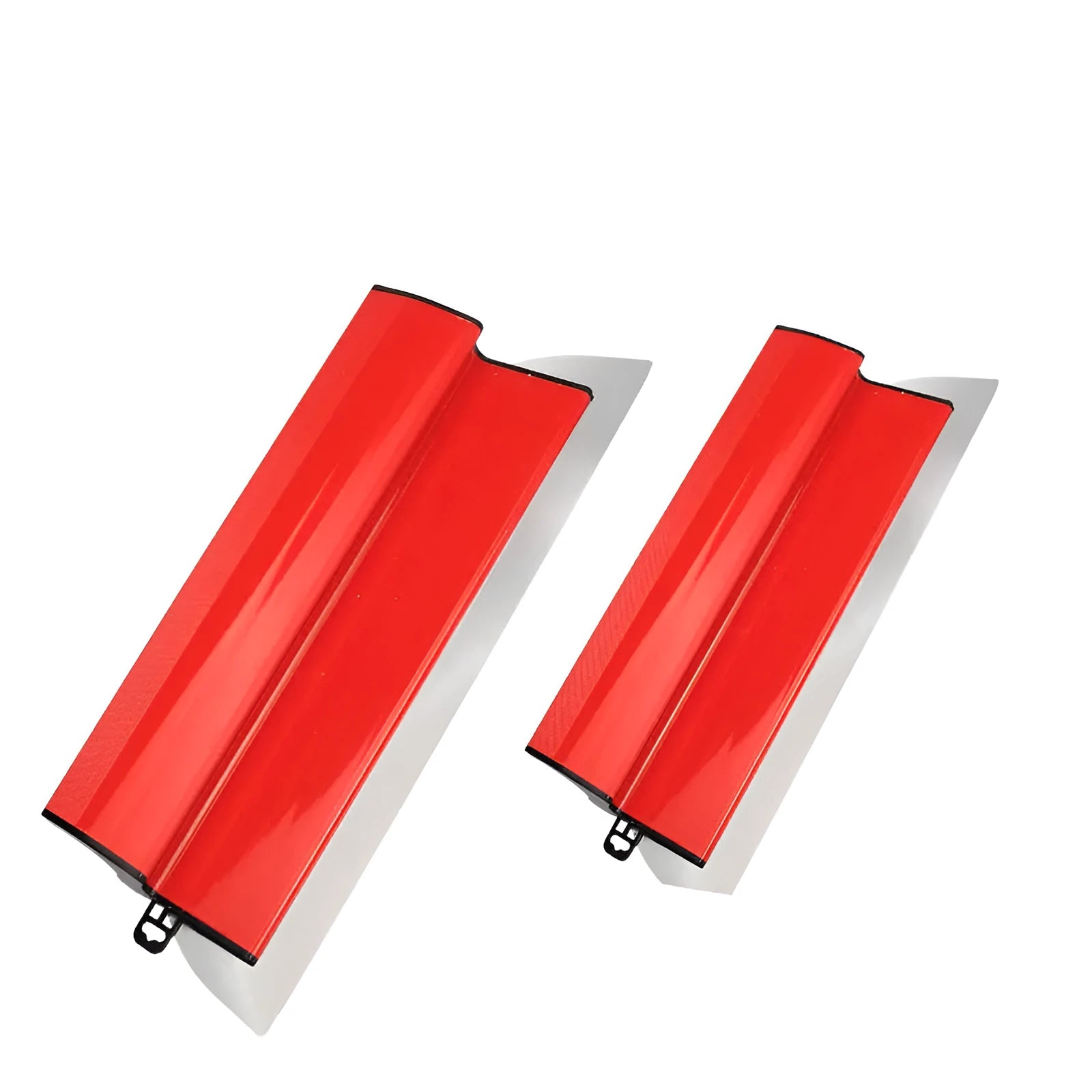 Red 40cm leveling scraper tool for wall putty and wallpaper paste application
