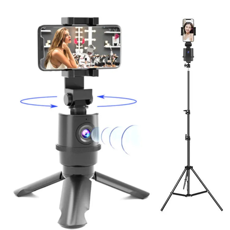 360-degree intelligent tracking pan tilt camera bracket for smartphones with AI face recognition