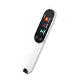 Pearl white smart scanning pen with 16GB storage for textbook translation and OCR