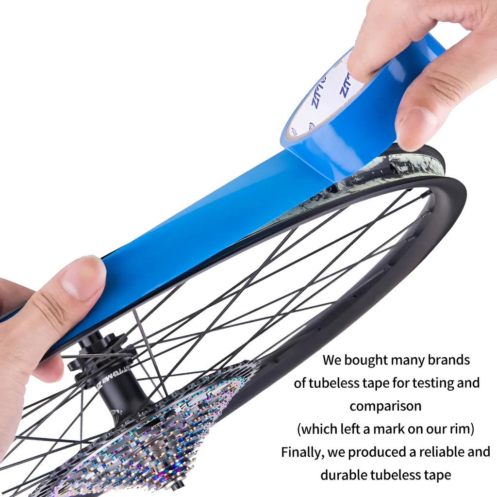 ZTTO tubeless rim tape roll, 10m long, available in widths from 16mm to 35mm, NOPP special glue.