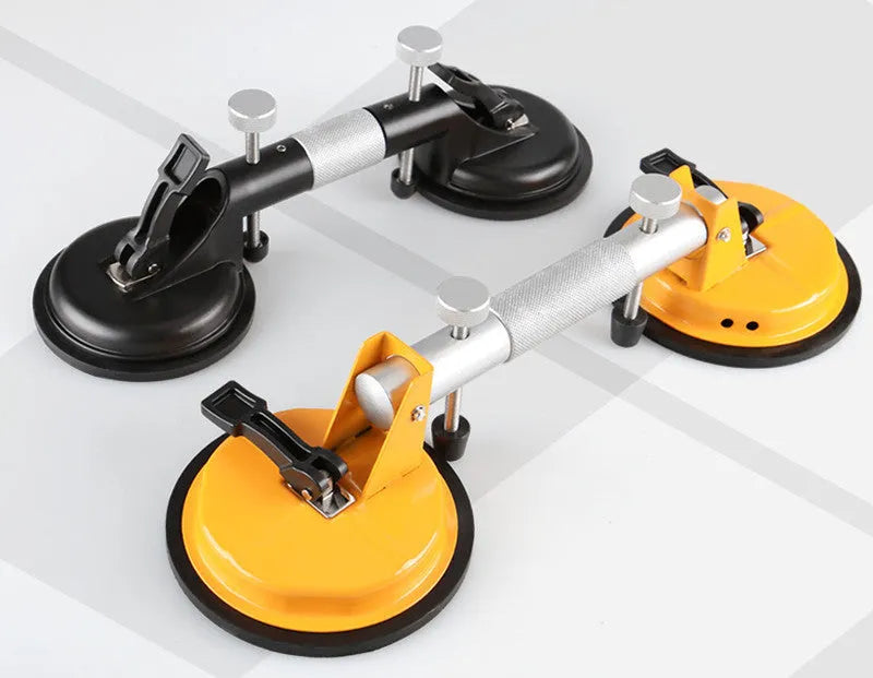 Fixed single claw heavy alloy steel vacuum floor tile tool lifting a ceramic tile