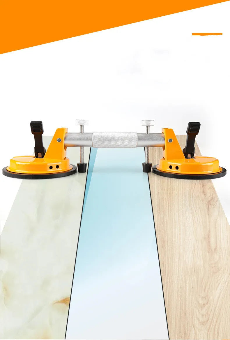 Fixed single claw heavy alloy steel vacuum floor tile tool lifting a ceramic tile