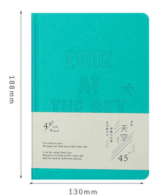 Butterfly Series A5 hardcover notebook with colour pages and bronzing finish