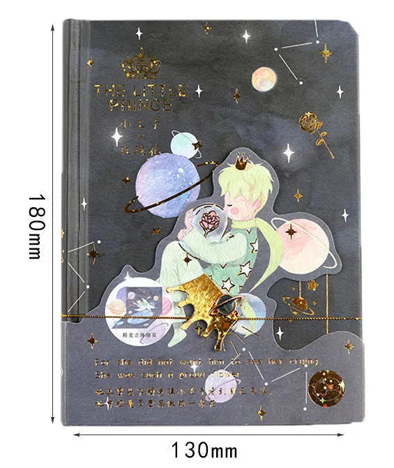 Butterfly Series A5 hardcover notebook with colour pages and bronzing finish