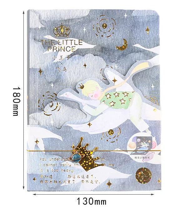 Butterfly Series A5 hardcover notebook with colour pages and bronzing finish