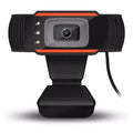 1080P HD USB webcam with built-in microphone, night vision, 30FPS, 120g, plastic body, 1.2m or 1.5m cable