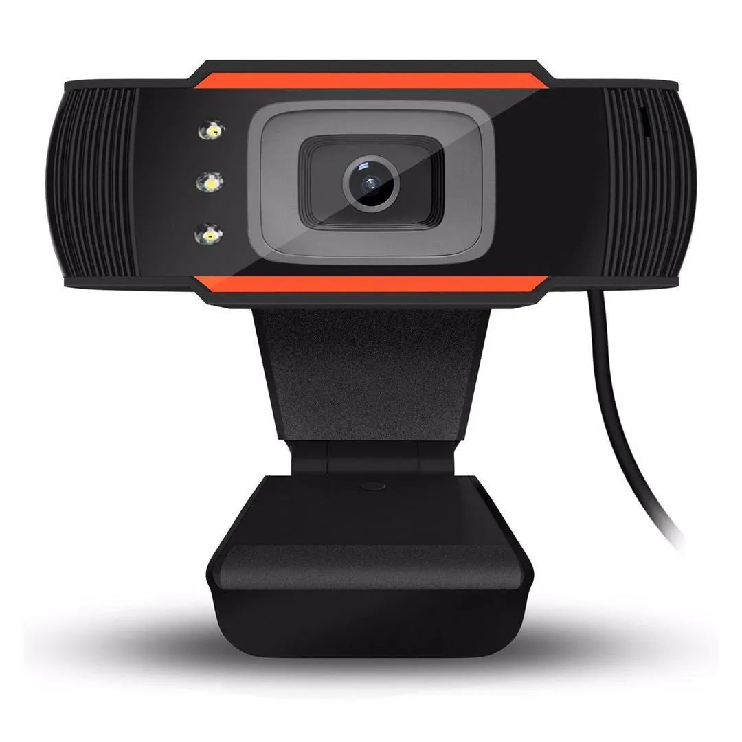 1080P HD USB webcam with built-in microphone, night vision, 30FPS, 120g, plastic body, 1.2m or 1.5m cable
