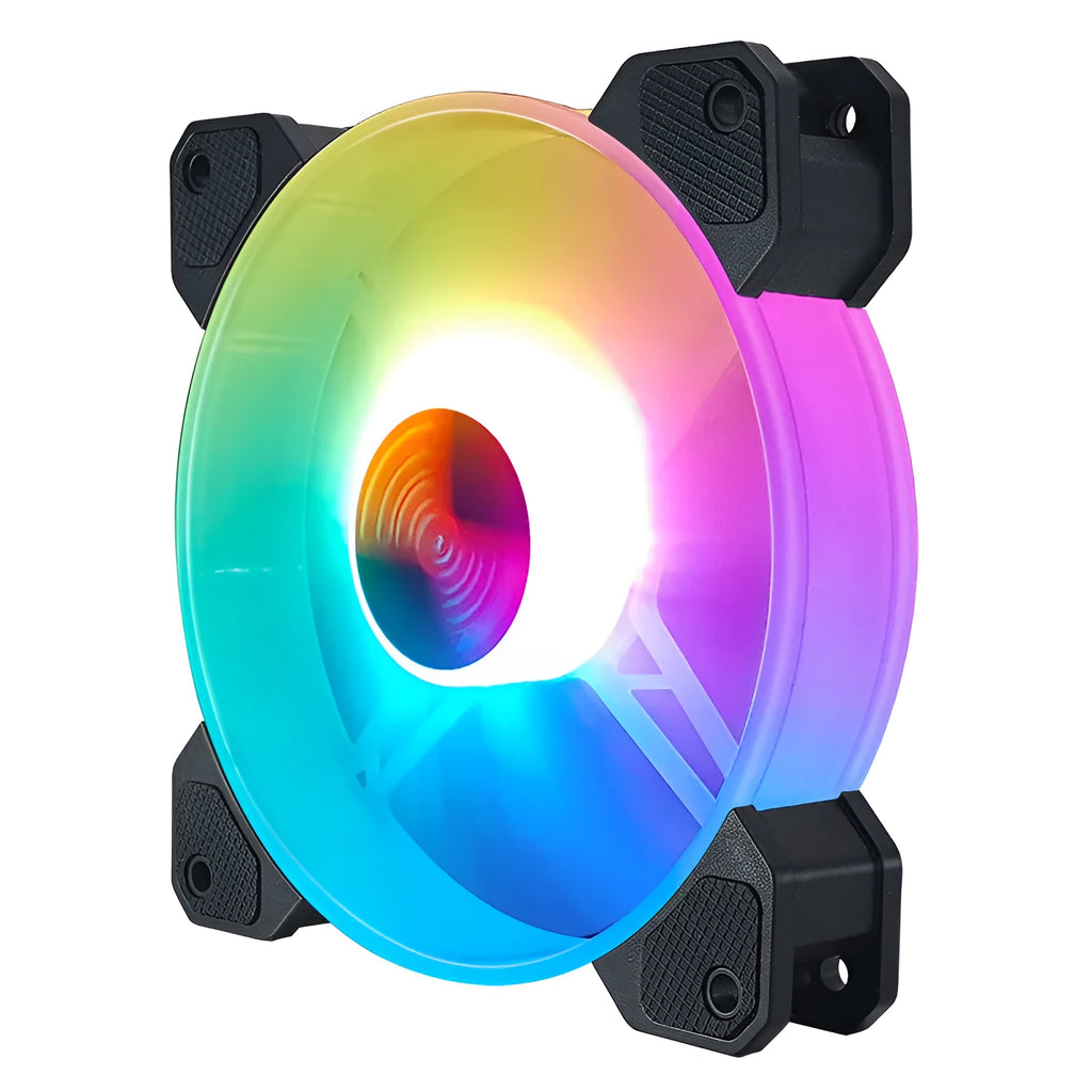 12cm ABS chassis cooling fan with hydraulic bearing, 1600 RPM, 23dB noise.