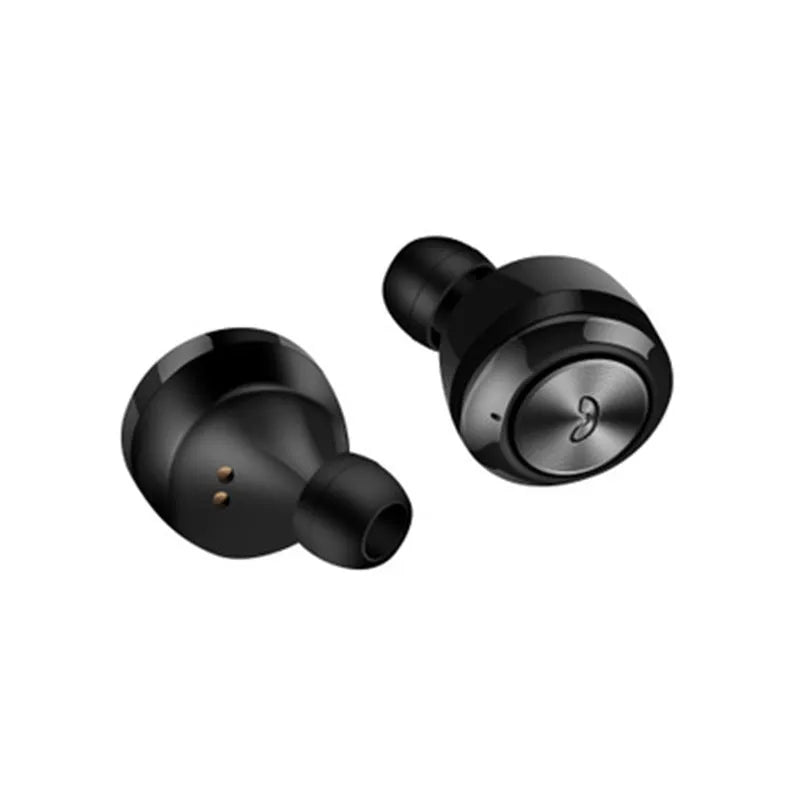A6 wireless Bluetooth earbuds with noise cancellation in black or white colour options