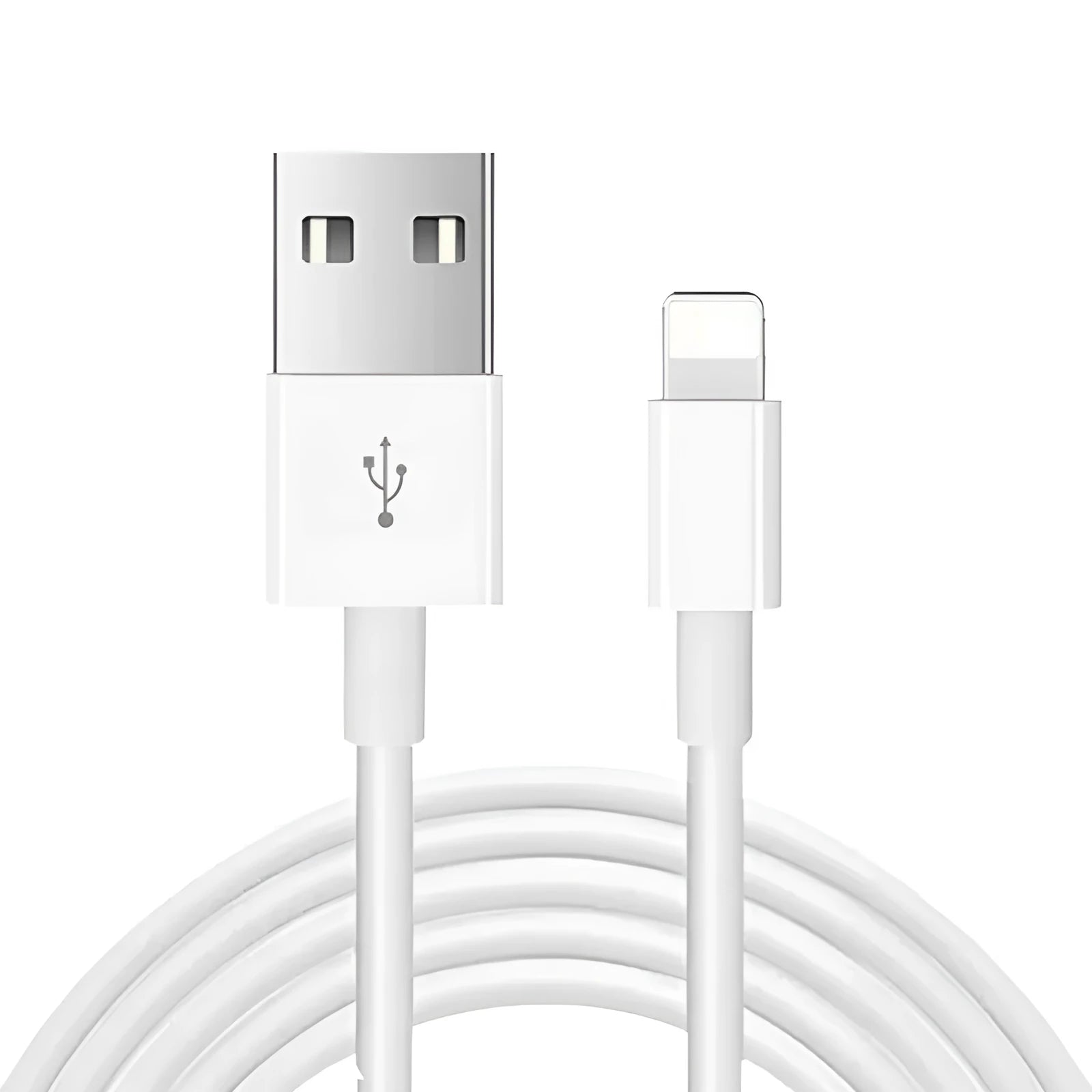 White 20W USB-C PD fast wall charger with 1m cable for iPhone and iPad