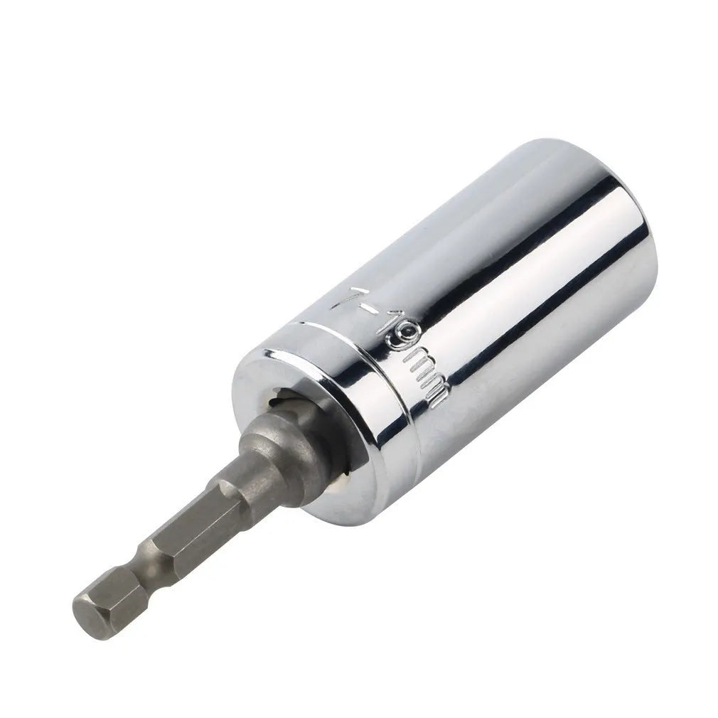 3/8 metric socket combination tool with 7-19mm range, single head wrench shape, single sleeve or extension rod option