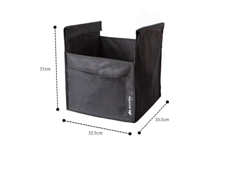Outdoor folding table storage bag in waterproof Oxford fabric with front pocket, small size