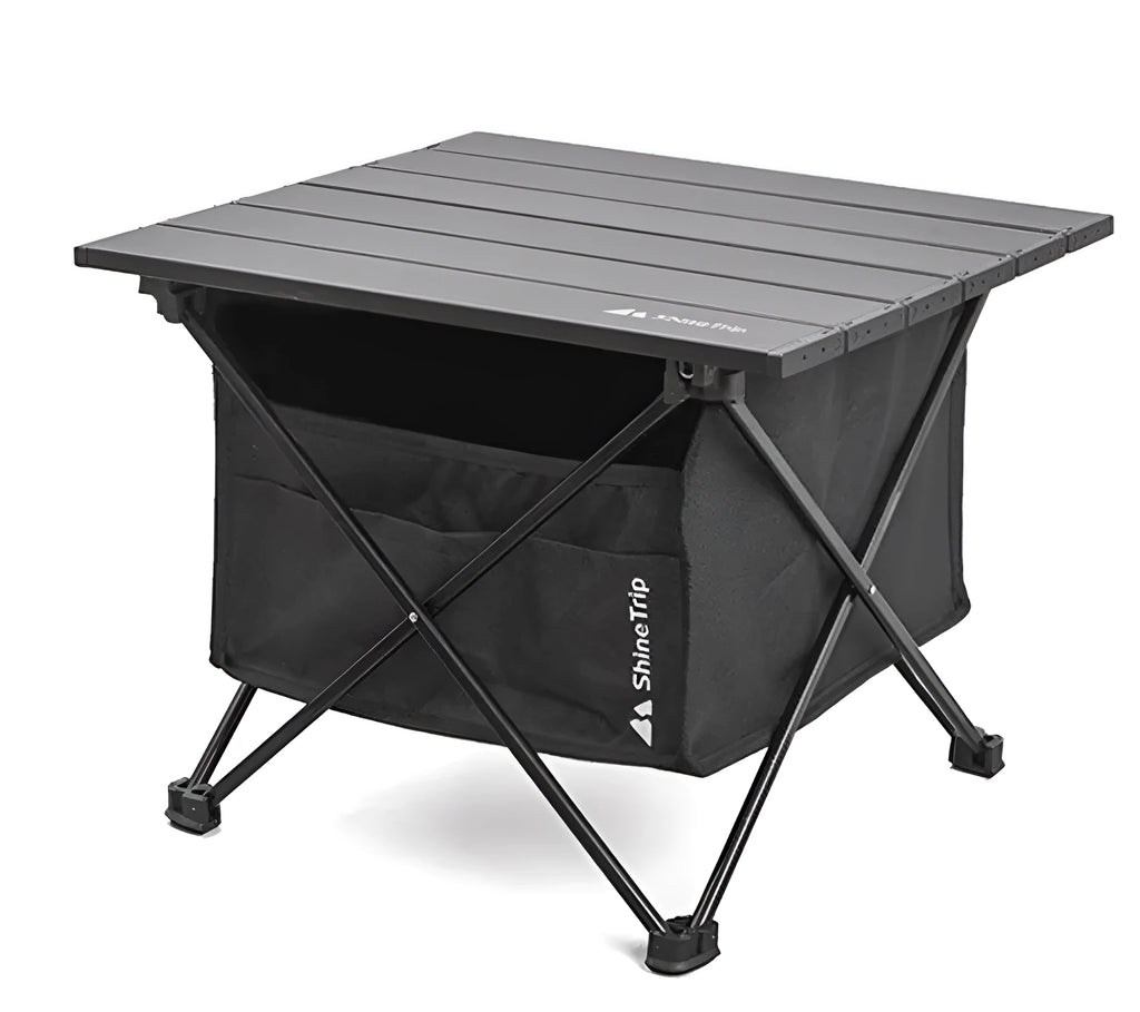 Outdoor folding table storage bag in waterproof Oxford fabric with front pocket, small size