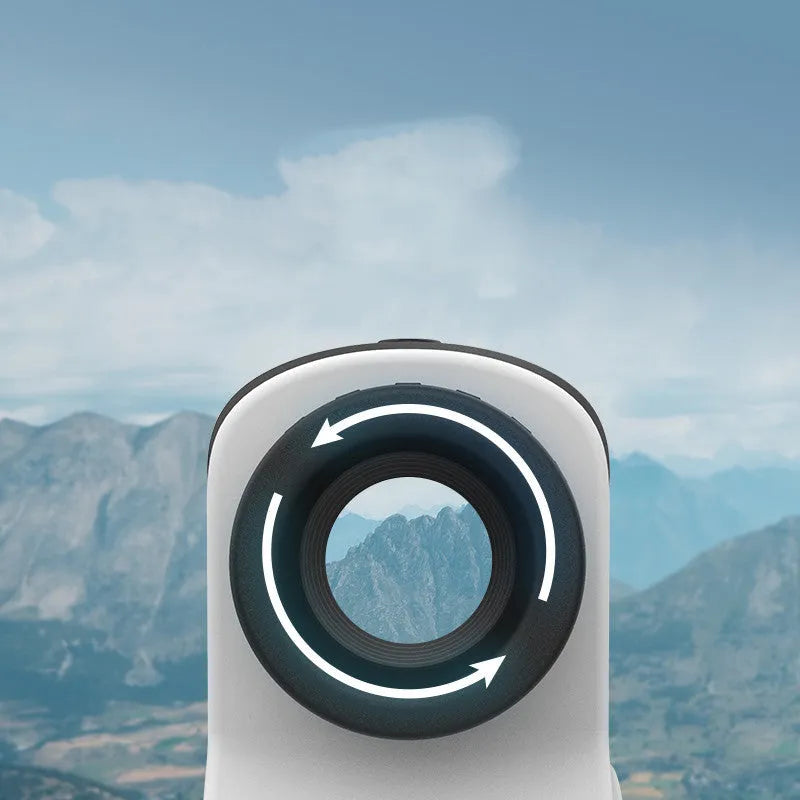 Handheld laser ranging telescope for golf and outdoor sports with high precision distance measurement capabilities