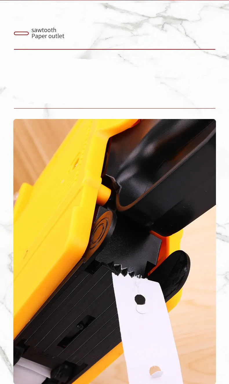 Manual supermarket price marking machine with ink roller and paper rolls for bottle packaging labelling