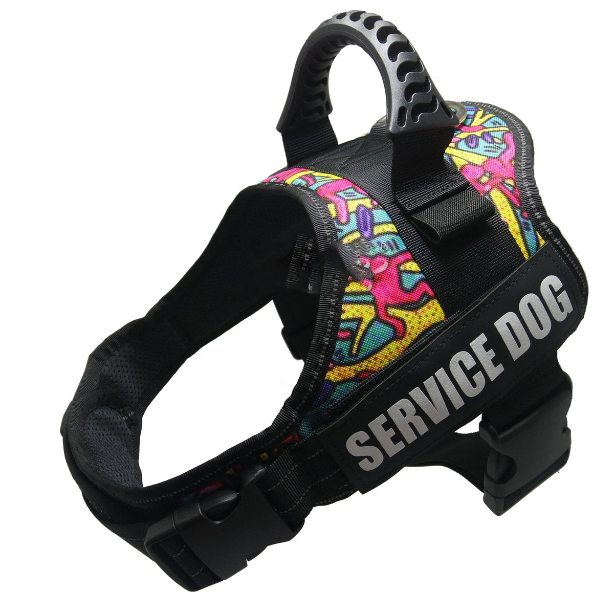 Reflective adjustable nylon dog harness vest in multiple colours and sizes XXS to XXL for small to large dogs