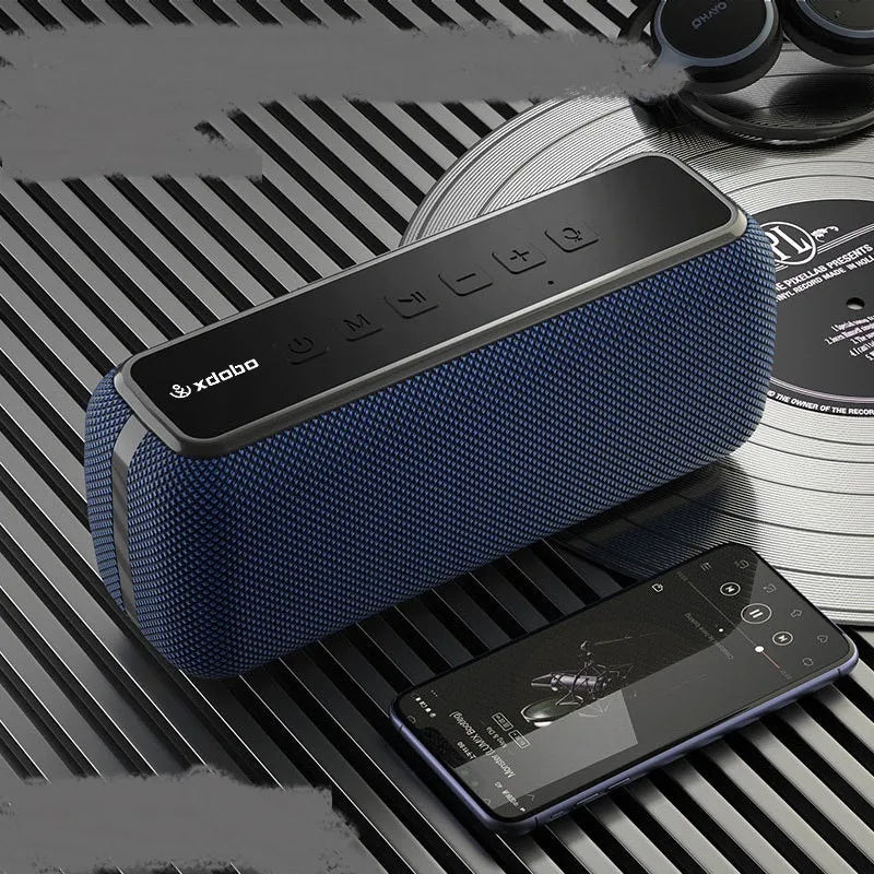 Sound Big X8 portable Bluetooth speaker in black with button controls and grille
