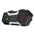 HEROBIKER motorcycle intercom helmet headset, Bluetooth 3.0, waterproof, 1200M, 85 x 42 x 23 mm, black