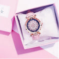 Women's diamond decorated watch with round 32mm dial, waterproof to 30 metres, available in nine colours