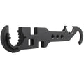 Black AR15 M4 combination wrench made from 40Cr steel for firearm maintenance