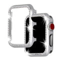 Aluminium alloy diamond protective case for Apple Watch in a choice of metallic colours.