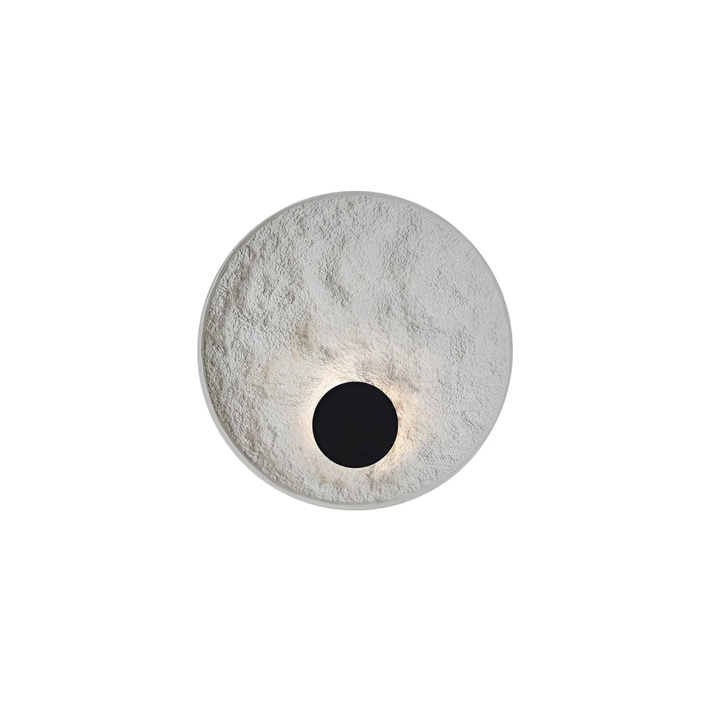 White iron modern wall lamp in two size options: 300mm and 500mm.