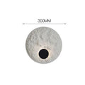 White iron modern wall lamp in two size options: 300mm and 500mm.