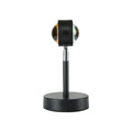 Black USB dual-head sunset rainbow projection lamp with touch controls, 140x240mm dimensions
