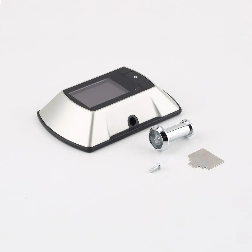 LCD visual monitor door peephole with indoor display unit and outdoor camera for 35mm-50mm doors