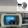 LCD visual monitor door peephole with indoor display unit and outdoor camera for 35mm-50mm doors