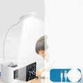 White USB desk lamp with touch switch for study eye protection and extended battery life