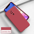 Liquid silicone phone case for OnePlus 8 Pro in black, blue, green, grey, or red.